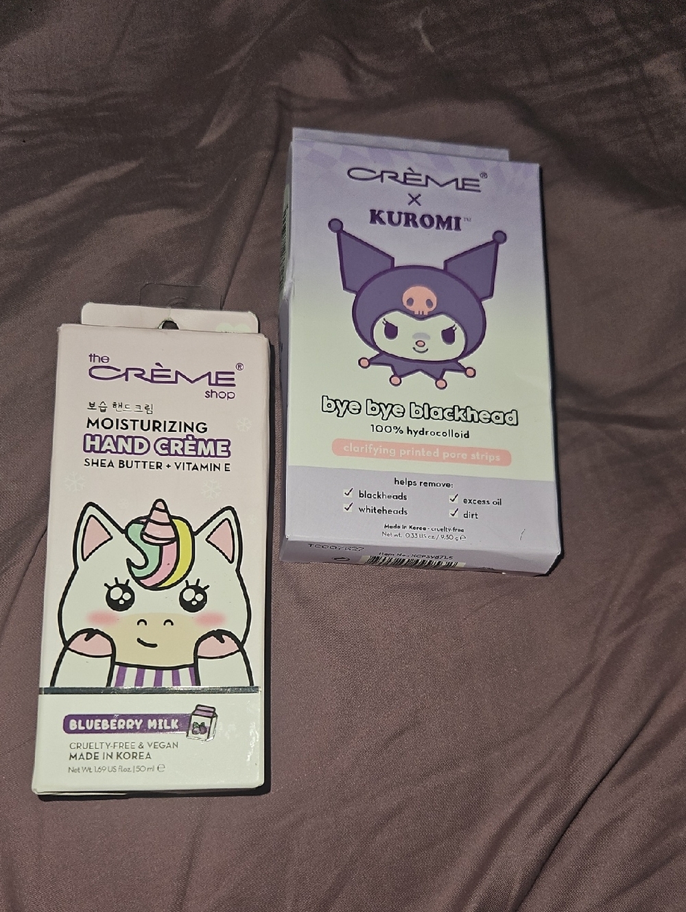 The Crème Shop Hand Crème & Pore Strips Duo